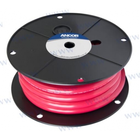 CABO BATERIA 0000AWG (107MM²) VERMELHO 30m