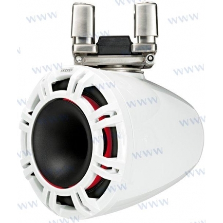 COLUNA DE SOM WAKE 9" KICKER BRANCO LED