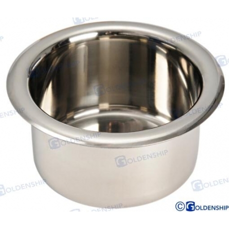 PORTA-COPOS E LATAS INOX