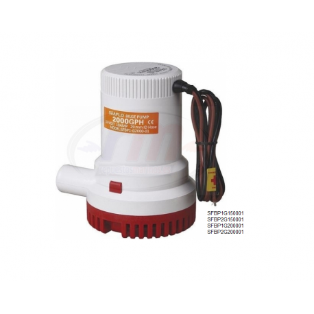 BOMBA SUBMERSÍVEL 1500GPH 12V
