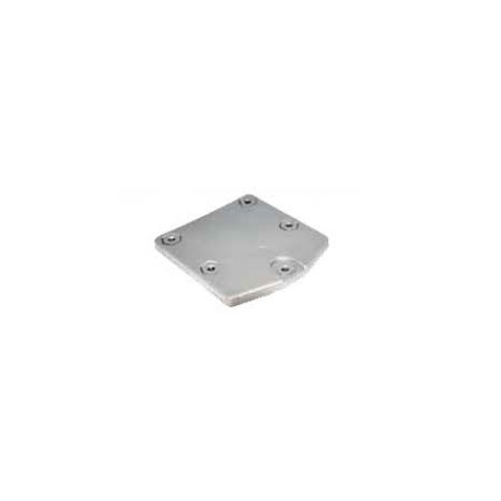 PLACA DE ANODO DE ALUMÍNIO ZEUS 160X150X16MM