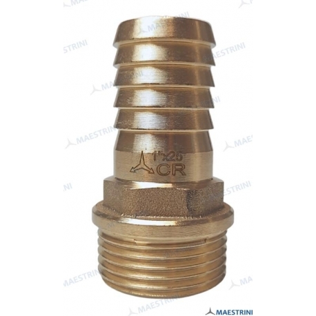 CONECTOR 1'' x 25 M. EM LATÃO CR