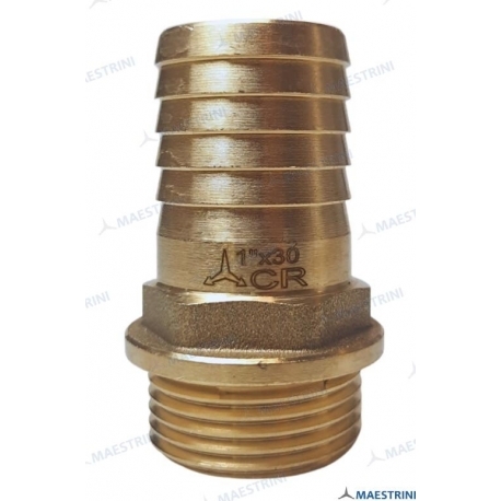 CONECTOR 1'' x 30 M. EM LATÃO CR