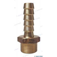 CONECTOR 3/8'' x 10 M. EM LATÃO CR