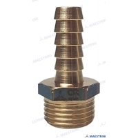 CONECTOR 1/2'' x 12 M. EM LATÃO CR