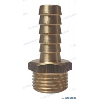 CONECTOR 1/2'' x 13 M. EM LATÃO CR