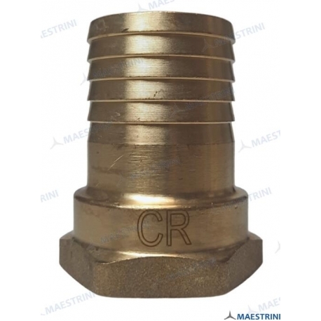 CONECTOR 1''1/4 x 38 H. EM LATÃO CR