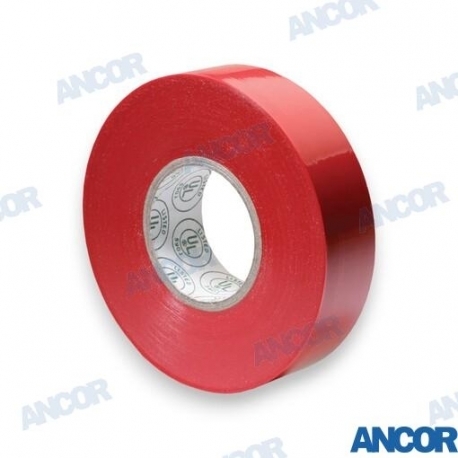 CINTA ELECTRICA PREMIUM VERMELHA 19mmx20m