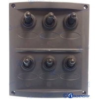 PAINEL DE INTERRUPTORES 6 COM LUZ