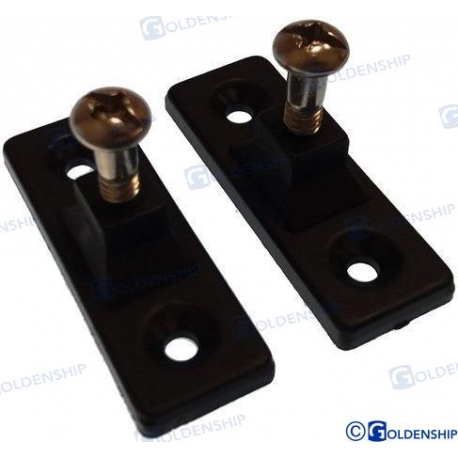 SUPORTE LATERAL DE NYLON NEGRO (PACOTE 2)