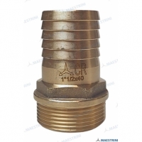 CONECTOR 1''1/2 x 40 M. EM LATÃO CR