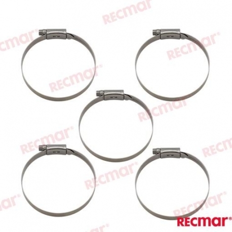 ABRAÇADEIRA DE AÇO INOXIDÁVEL SMO254 104-138 12m