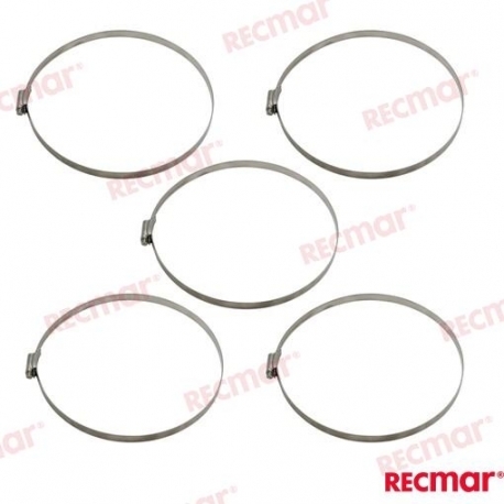 ABRAÇADEIRA DE AÇO INOXIDÁVEL SMO254 175-205 12m