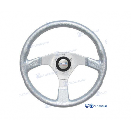 VOLANTE MARINA 350MM PRATA