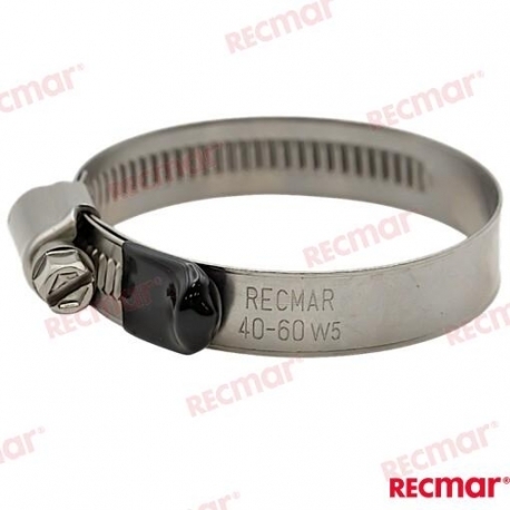 ABRAÇADEIRA DE AÇO INOX 40-60 (25)