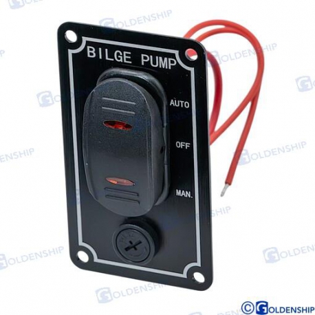PAINEL DE INTERRUPTOR DE PORÃO VERTICAL 15A