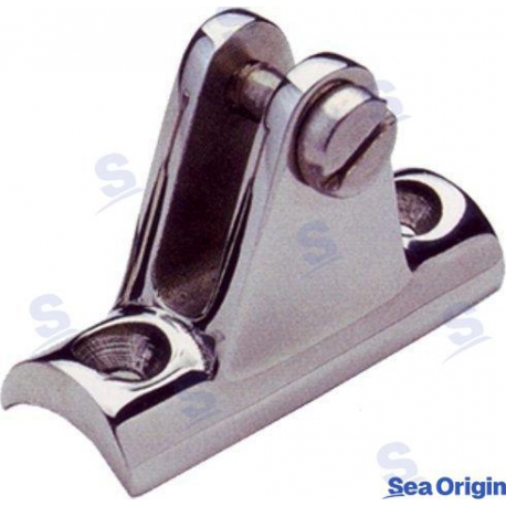 SUPORTE CONCAVE EM AÇO INOX 90º