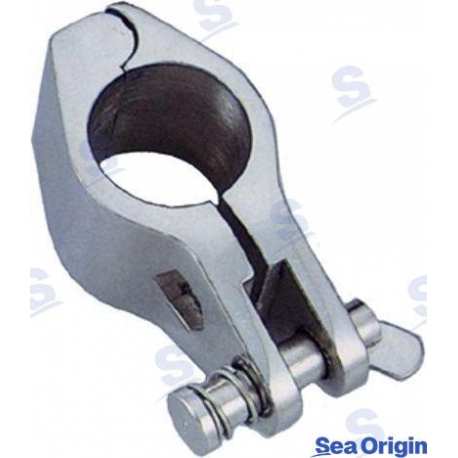 ABRAÇADEIRA ABERTA EM AÇO INOX 7/8 COM PINO