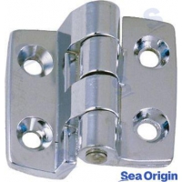 DOBRADIÇA DE AÇO INOX 38X35X2X10 (PACOTE 2)