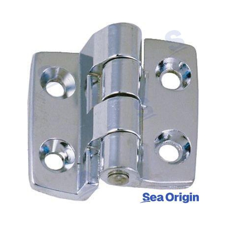 DOBRADIÇA DE AÇO INOX 38X35X2X10 (PACOTE 2)