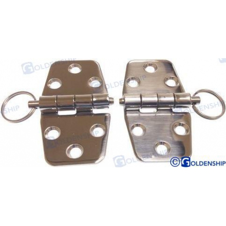 DOBRADIÇA DE AÇO INOX REMOVÍVEL 72X38,5 MM (2)