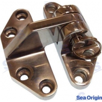 ESCOTILHA DOBRADIÇA DE AÇO INOX 316 75X62