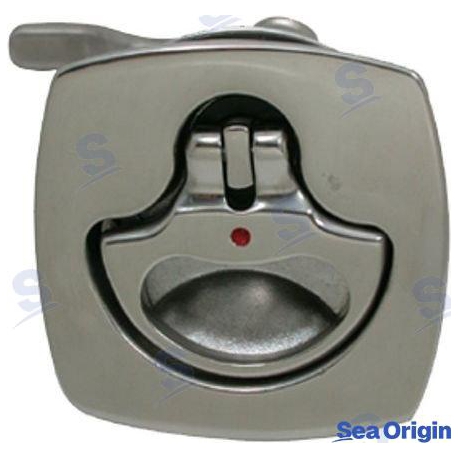 FECHADURA COM PEGA EM AÇO INOX 63X63