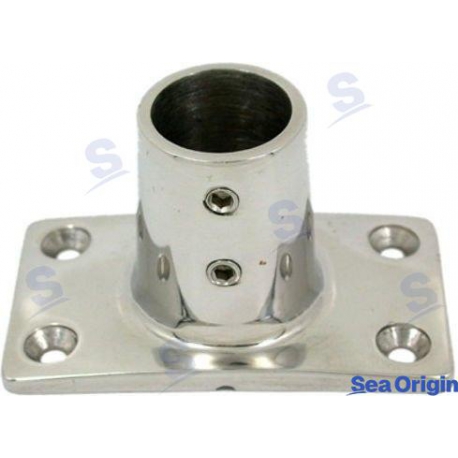 BASE RETANGULAR 90º 7/8 22MM