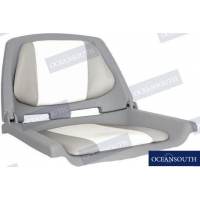 ASSENTO DOBRÁVEL DE PESCADOR CINZENTO/BRANCO