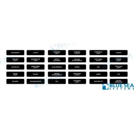 ETIQUETAS FUNDO NEGRO 36X11 MM.