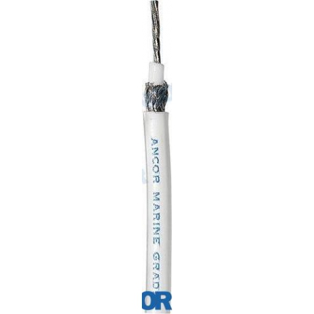 CABO COAXIAL RG 8X BRANCO - 75 M