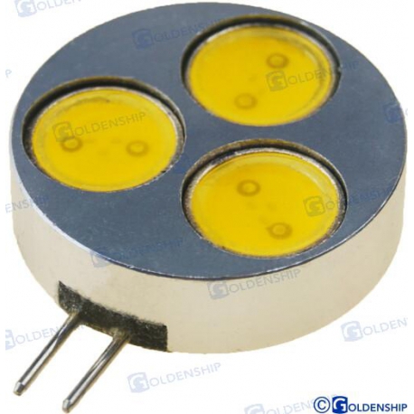 LÂMPADA HORIZONTAL G4 3LED 4,5W 12V