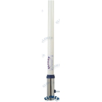 ANTENA VHF - 2,4 M - FIBRA ROSQUEADA CROMADA