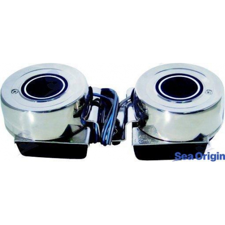 MINI BUZINA DUPLA 12V. 4A (114DB)