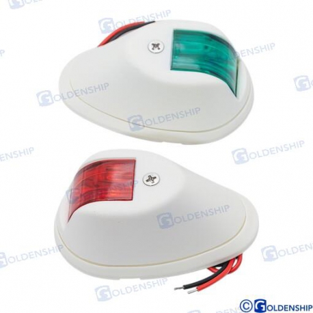 PAR DE LUZES DE NAVEGAÇÃO BRANCO - LED