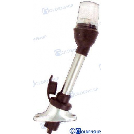 LUZ DE NAVEGAÇÃO DESMONTÁVEL AÇO INOX 60CMS - LED