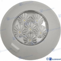 LUZ DE TETO LED INTERIOR 6W 12V-28V BRANCO