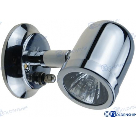 APLIQUE DE LATÃO CROMADO 12V 10W