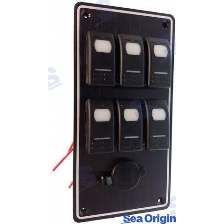 PAINEL DE INTERRUPTORES 3+3