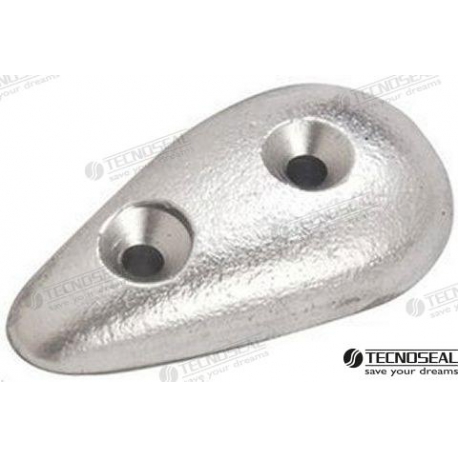 ANODO OVAL DE ZINCO 83X33X20MM