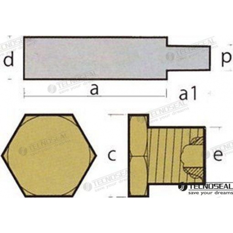 KIT DE ANODO VM COM TAMPA/CONECTOR
