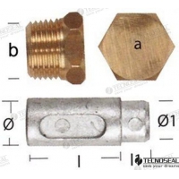 ANODO DE ZINCO LOMBARDINI COM TOMADA