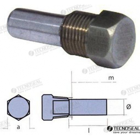 ZF ZIN BAR ANODO Ø10MM