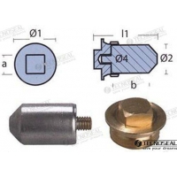 ANODO DE REFRIGERAÇÃO VOLVO C/TAMPA/CONECTOR
