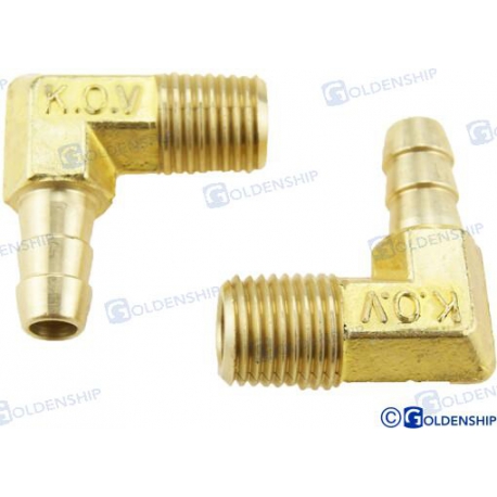 90º NPT FIXAÇÃO 1/4 X 5/16 (PACK DE 2)