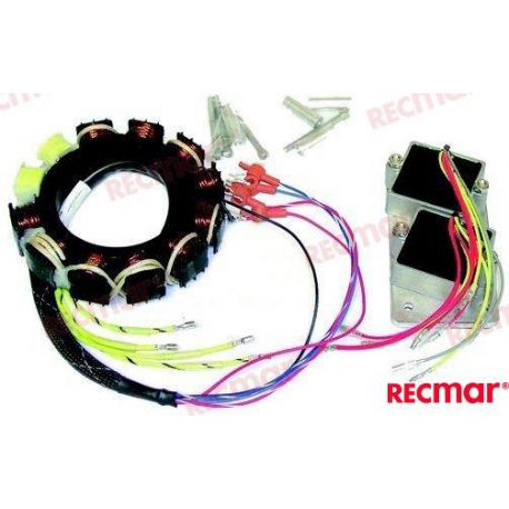 KIT DE ESTATOR MERCURY - 6 CILINDROS (40 AMP)