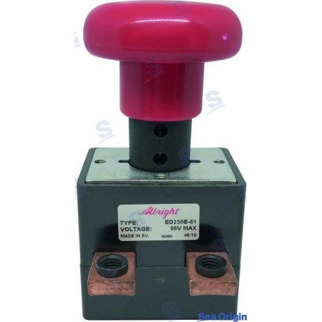BOTÃO DE EMERGÊNCIA 24V 150A
