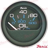 MANÓMETRO DE PRESSÃO DE ÓLEO 80 PSI