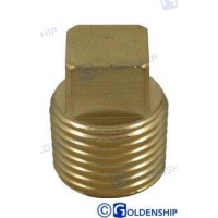 TAMPA/CONECTOR SOBRESSALENTE DE LATÃO