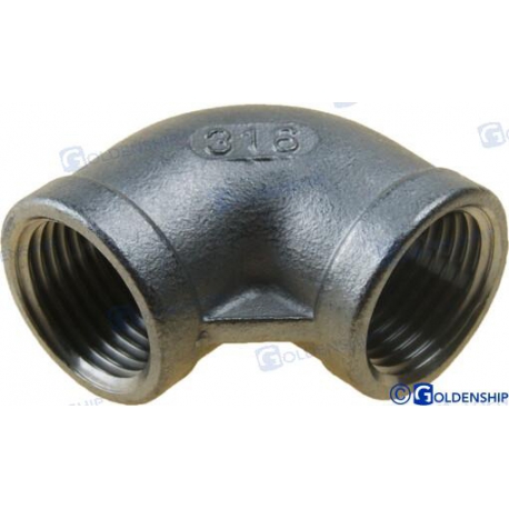 COTOVELO 90º HH AÇO INOX 1/2